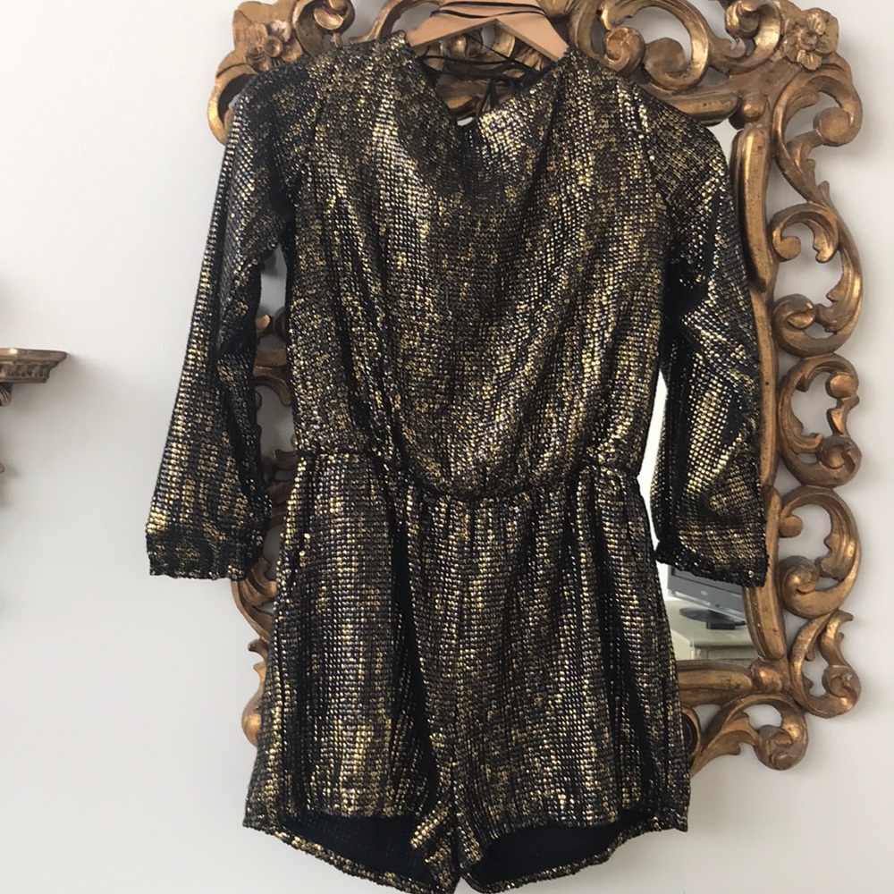 SUPER FUN ZARA SEQUENCE ROMPER!!